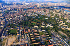 Herzogenriedpark Mannheim between Neckar and B38 in the district Neckarstadt-Ost in Mannheim in the state Baden-Wuerttemberg, Germany