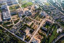 Benjamin Franklin Village, Jefferson Street in the district Käfertal in Mannheim in the state Baden-Wuerttemberg, Germany