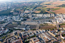 Main station in the district Bergheim in Heidelberg in the state Baden-Wuerttemberg, Germany