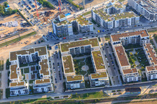 Langer Anger x Kumamotostraße in the district Bahnstadt in Heidelberg in the state Baden-Wuerttemberg, Germany