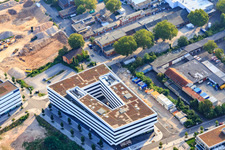 Verivox GmbH and Ascendis Pharma GmbH between Einstein- and Max-Jarecki-Straße in the district Bahnstadt in Heidelberg in the state Baden-Wuerttemberg, Germany