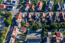Bird's eye view of Settlement in Kandel in the state Rhineland-Palatinate, Germany