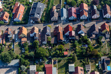 Drone recording of Settlement in Kandel in the state Rhineland-Palatinate, Germany