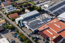 Im Gereut industrial estate, HGGS LaserCUT GmbH & Co. KG in Hatzenbühl in the state Rhineland-Palatinate, Germany out of the air