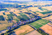Aerial view of From the southwest in Vollmersweiler in the state Rhineland-Palatinate, Germany
