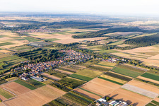 Aerial view of Winden in the state Rhineland-Palatinate, Germany