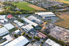 Große Ahlmühle commercial area in Rohrbach in the state Rhineland-Palatinate, Germany