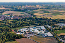 Rohrbach in the state Rhineland-Palatinate, Germany viewn from the air