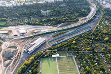 Eintracht Frankfurt eV in the district Seckbach in Frankfurt am Main in the state Hesse, Germany