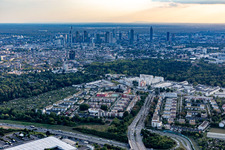 Outskirts residential in the district Bornheim in Frankfurt in the state Hesse, Germany