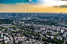 Outskirts residential in the district Berkersheim in Frankfurt in the state Hesse, Germany