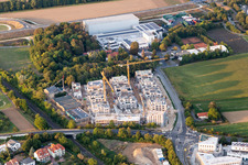 Construction site for the multi-family residential building Brunnenstrasse in Karben in the state Hesse, Germany
