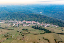 Ernolsheim-lès-Saverne in the state Bas-Rhin, France viewn from the air