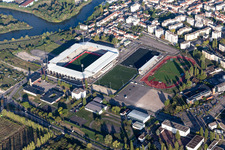 Sports facility area of the arena of the Stade Marcel-Picot on Boulevard Jean Jaurès in the district Centre Ville Picot in Tomblaine in the state Meurthe et Moselle, France