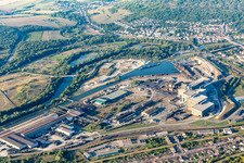 Aerial view of SAM NEUVES Maisons in Neuves-Maisons in the state Meurthe et Moselle, France