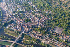 Aerial photograpy of Pont-Saint-Vincent in the state Meurthe et Moselle, France