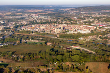 Aerial photograpy of Dommartin-lès-Toul in the state Meurthe et Moselle, France