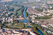 Lock No 3 grand gabarit te Toul on the canalized Moselle in the district Croix de Metz Croix d'Argent in Toul in the state Meurthe et Moselle, France