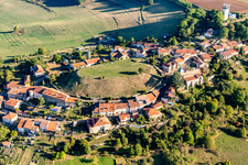 Aerial photograpy of Amance in the state Meurthe et Moselle, France