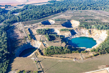 Open-cast mining in Lenoncourt in the state Meurthe et Moselle, France