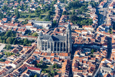 Church building of the cathedral of Basilique de Saint-Nicolas-de-Port in Saint-Nicolas-de-Port in Grand Est, France