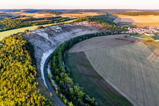 Paragliding launch sites above the Chètre in Champougny in the state Meuse, France
