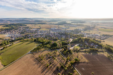Châtenois in the state Vosges, France from above