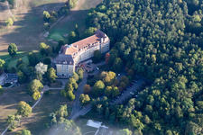 Complex of the hotel building Club Med Vittel Ermitage - France in Vittel in Grand Est, France