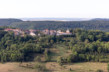 Aerial photograpy of Vaudémont in the state Meurthe et Moselle, France