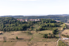 Oblique view of Vaudémont in the state Meurthe et Moselle, France