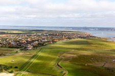 Fanø in the state South Denmark, Denmark from above