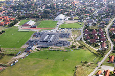 School and library in the district Nordby in Fanø in the state South Denmark, Denmark