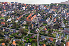 Fanø in the state South Denmark, Denmark seen from above