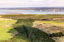 Fanø in the state South Denmark, Denmark viewn from the air