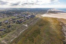 Fanø in the state South Denmark, Denmark from a drone
