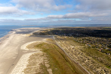 Fanø in the state South Denmark, Denmark from above