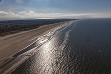 Fanø in the state South Denmark, Denmark seen from above