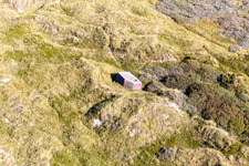 Bunker in the dunes in Fanø in the state South Denmark, Denmark