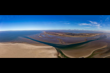 Coastal area in the Sourth of the north sea - Island in Fanoe in Syddanmark, Denmark