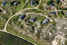 Fanø in the state South Denmark, Denmark from the drone perspective