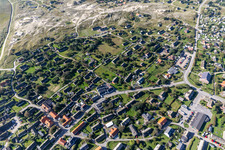 Aerial photograpy of Fanø in the state South Denmark, Denmark