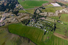 Sønderho New Camping in Fanø in the state South Denmark, Denmark from above