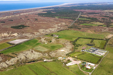 Fanø in the state South Denmark, Denmark out of the air