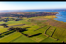 Fanø in the state South Denmark, Denmark viewn from the air