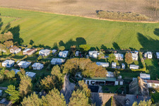 Ny Camping, Sønderho in Fanø in the state South Denmark, Denmark from above