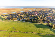 Drone recording of Fanø in the state South Denmark, Denmark