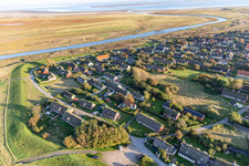 Drone image of Fanø in the state South Denmark, Denmark