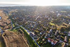 Fanø in the state South Denmark, Denmark from the drone perspective