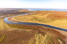 Fanø in the state South Denmark, Denmark viewn from the air