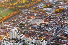 Church of the holy trinity at the market downtown in Ludwigsburg in the state Baden-Wurttemberg, Germany